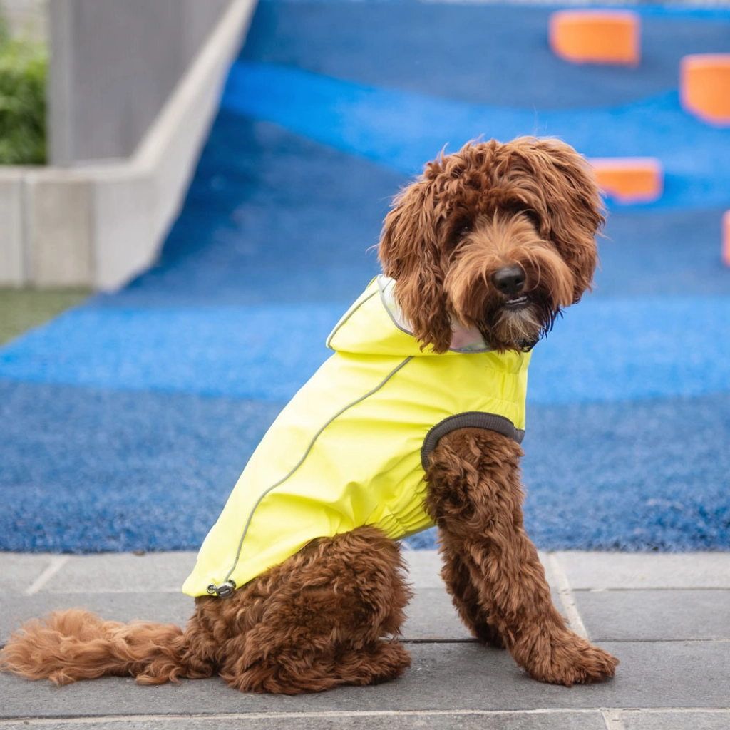 Reversible Raincoat Neon Yellow