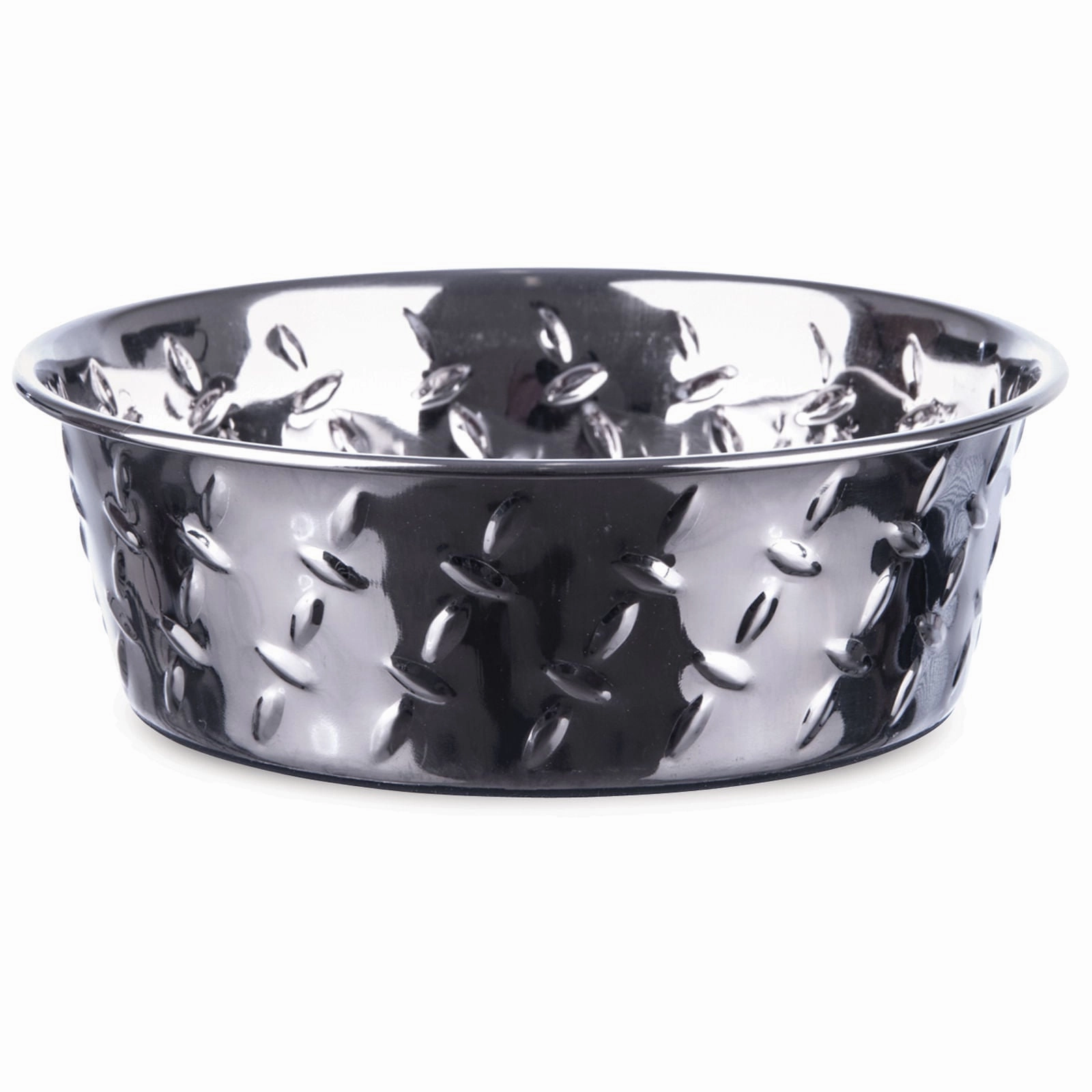 Ruff-N-Tuff Diamond Plate Steel Bowls