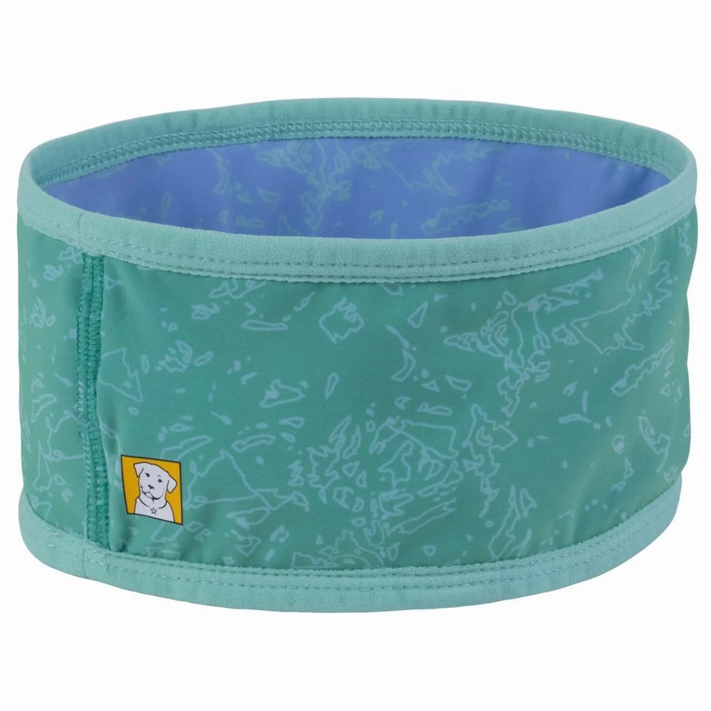 Ruffwear Swamp Cooler Reversible Cooling Dog Neck Gaiter (Aurora Teal/Heliotrope Purple)