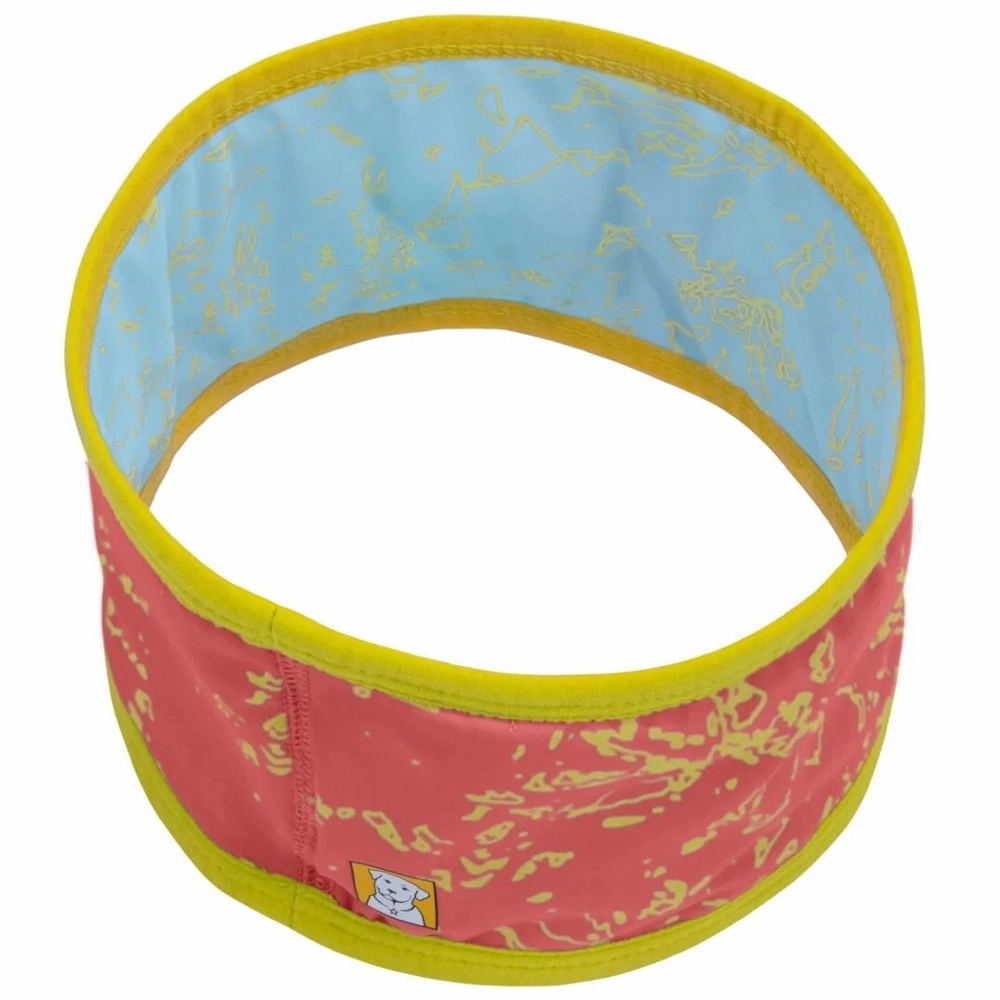 Ruffwear Swamp Cooler Reversible Cooling Dog Neck Gaiter (Salmon Pink/Blue Mist)