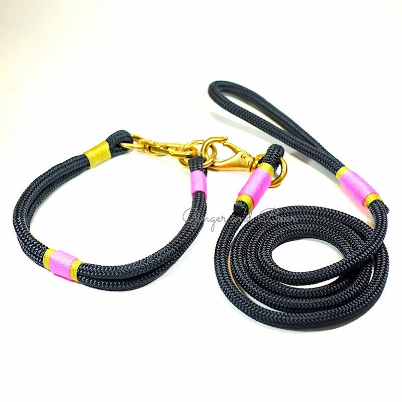 Rugged Hudson Collar: Salmon, Navy