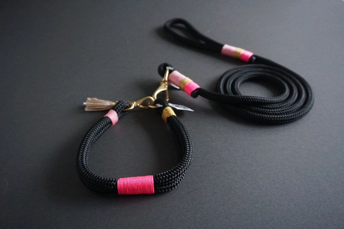 Rugged Wrist Hudson Dog Rope Collar: French Presley