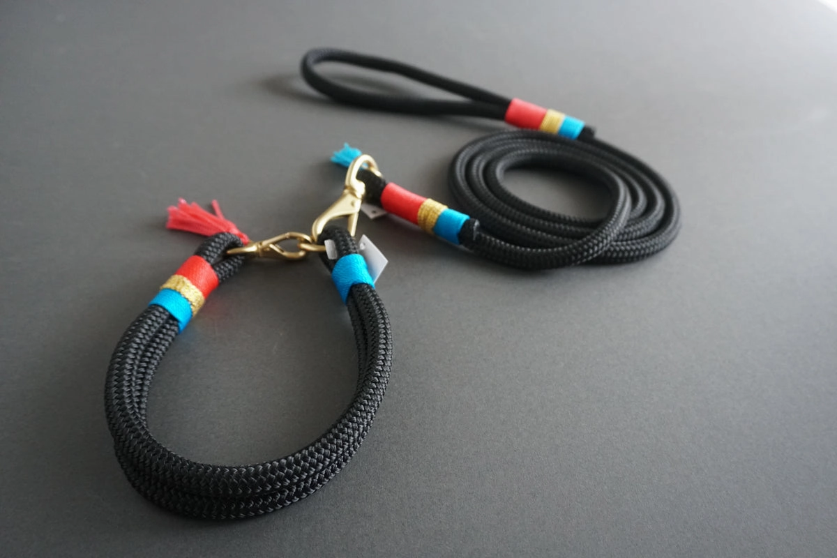 Rugged Wrist Hudson Dog Rope Collar: LolaBarksdale