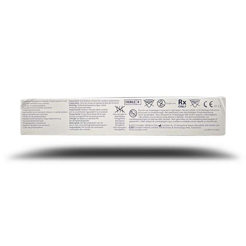 Rx Monoject Polypropylene Hub Needles, Box of 100