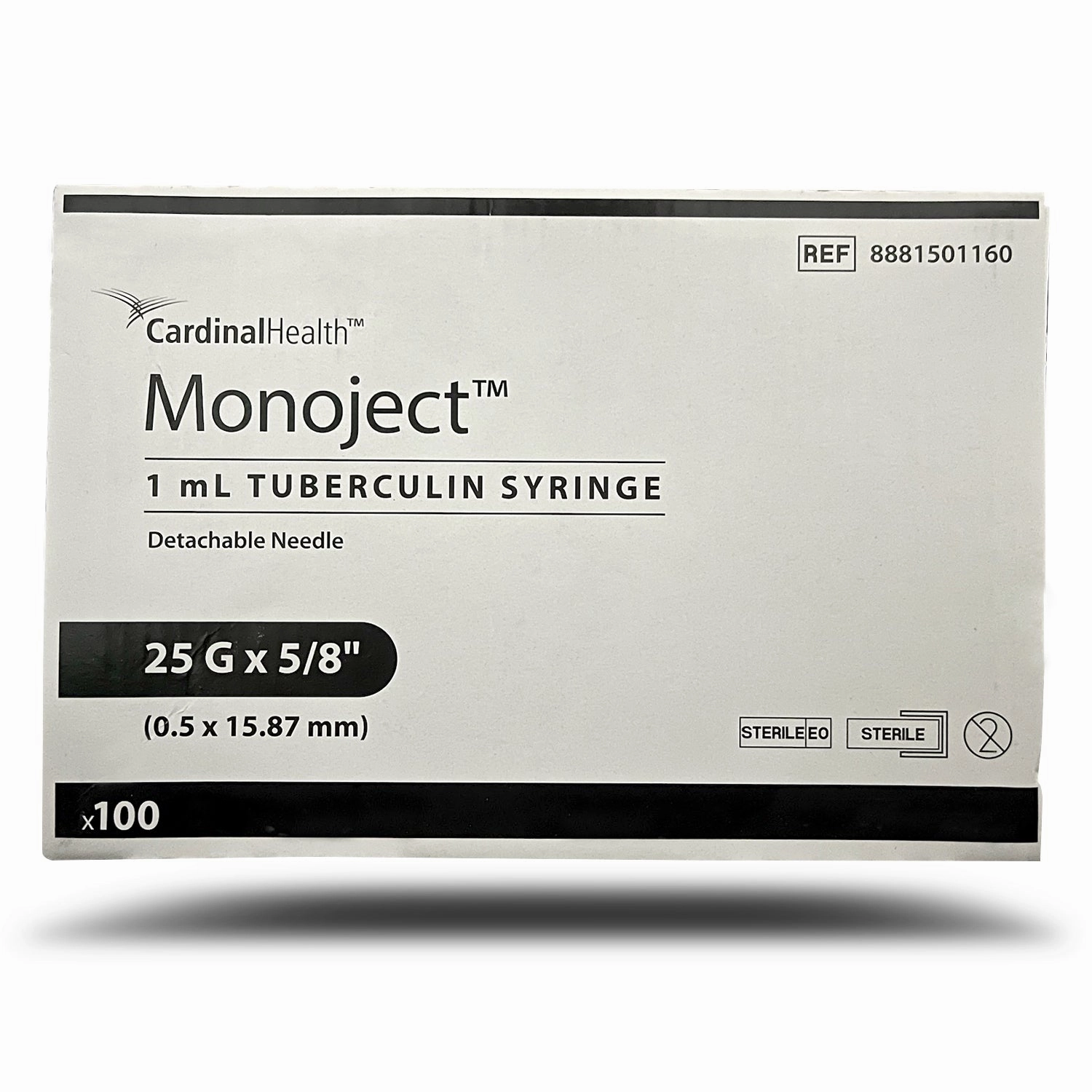 Rx Monoject Tuberculin (TB) Syringe with Needle