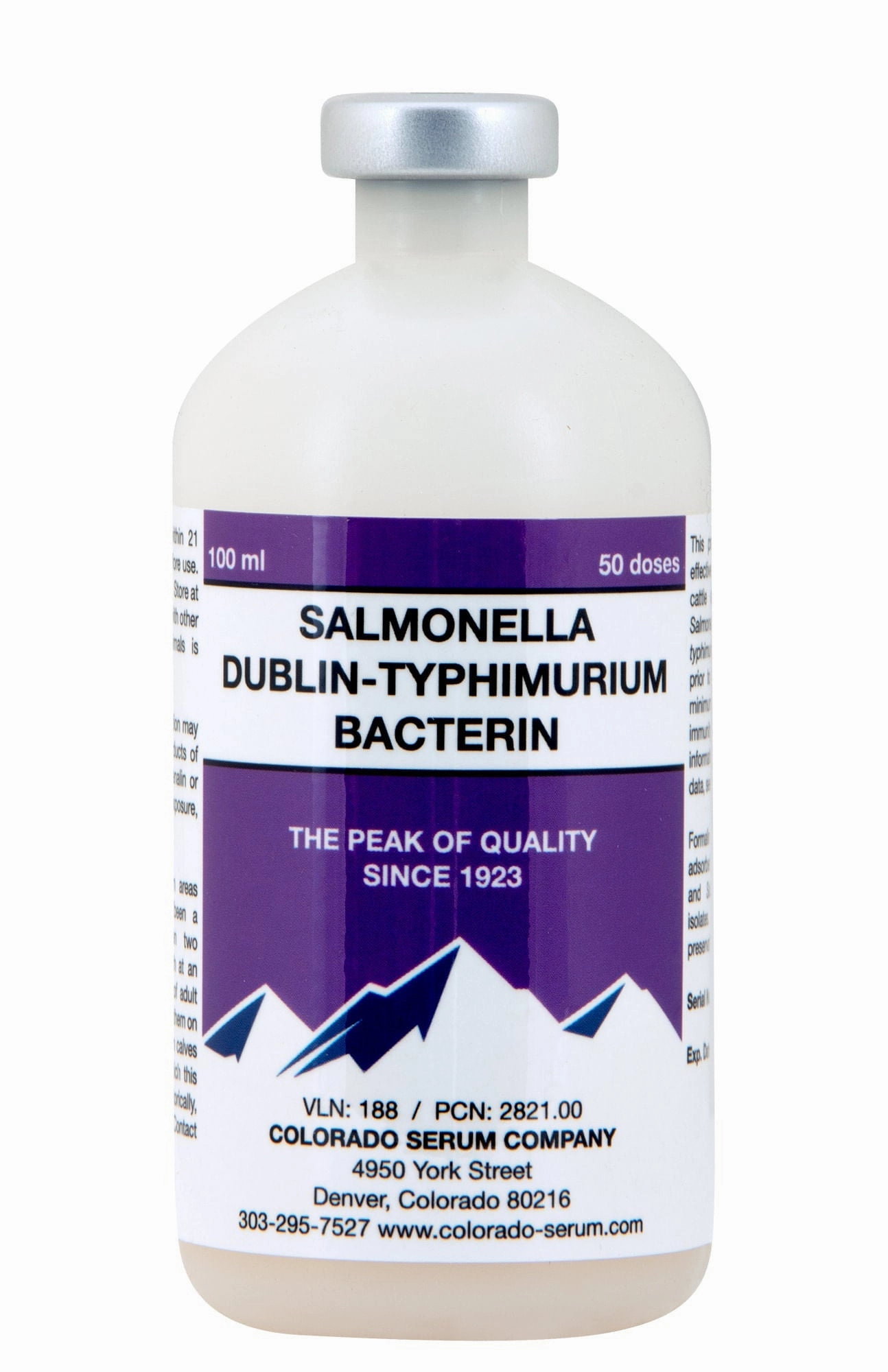 Salmonella Dublin-Typhimurium Bacterin Cattle Vaccine
