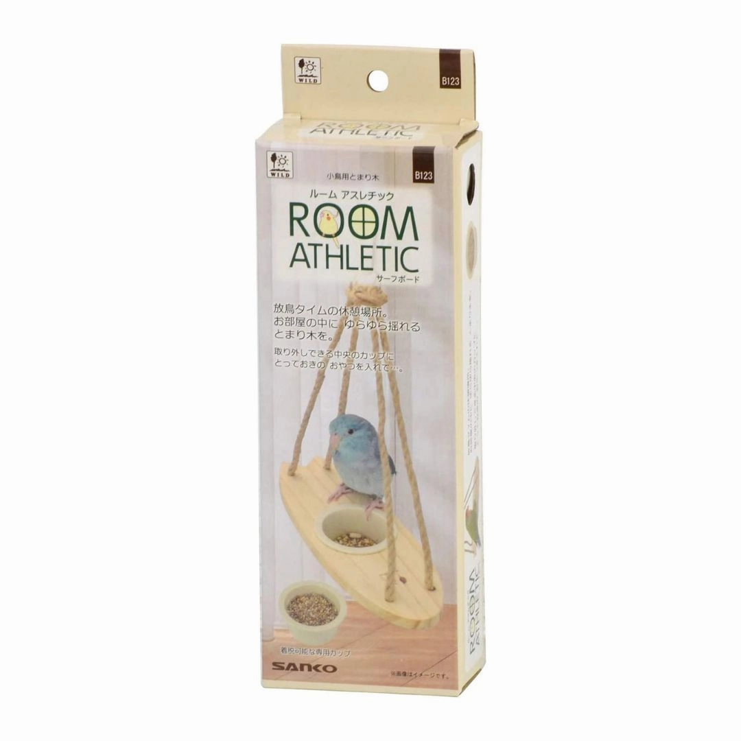 Sanko Wild Room Athletic Surfboard with Cup for Birds
