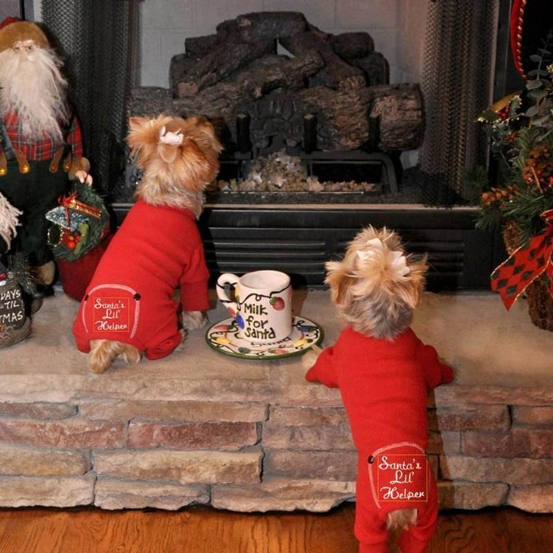 Santa's Lil' Helper Dog Pajamas