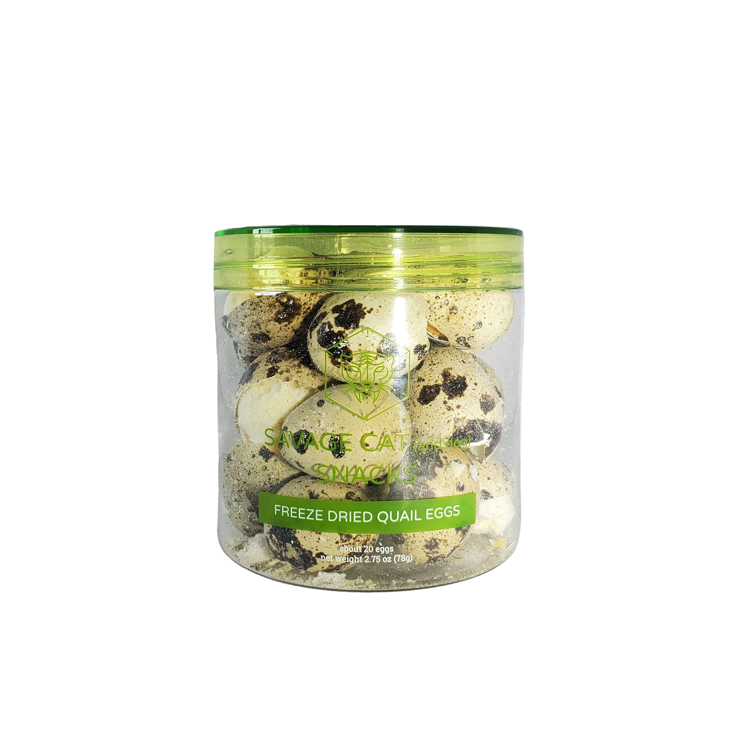 Savage Cat & Dog Snacks - Freeze-Dried Quail Eggs - 2.75oz