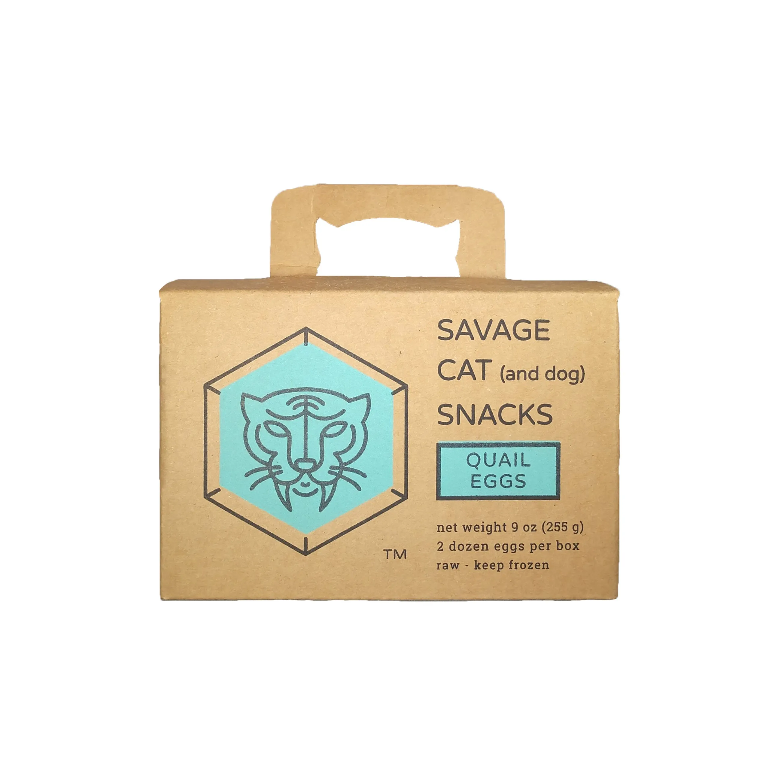 Savage Cat Frozen Quail Eggs 9 oz