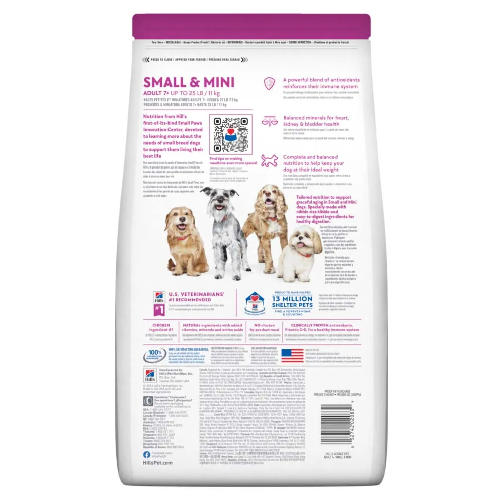 Science Diet Adult 7  Small & Mini Breed Dry Dog Food
