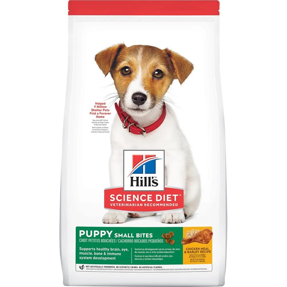 Science Diet Puppy Healthy Development Chicken Meal & Barley Small Bites Dry Dog Food
