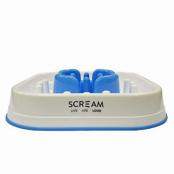 Scream Interactive Slow Feeding Dog Bowl