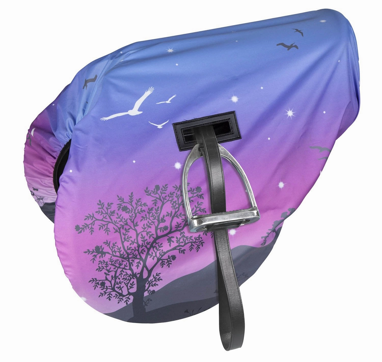Shires Patterned Waterproof Saddle Cover