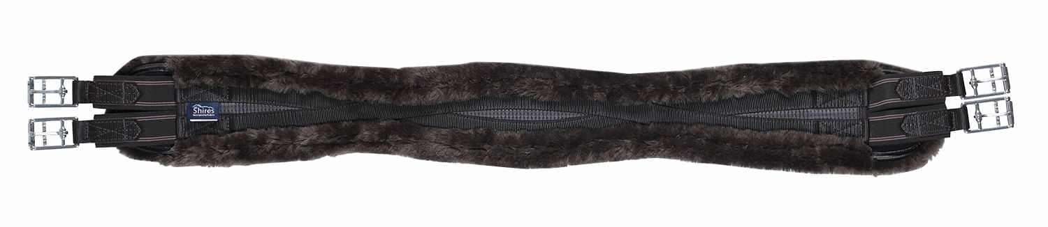 Shires Performance Supafleece Contoured Girth, Brown