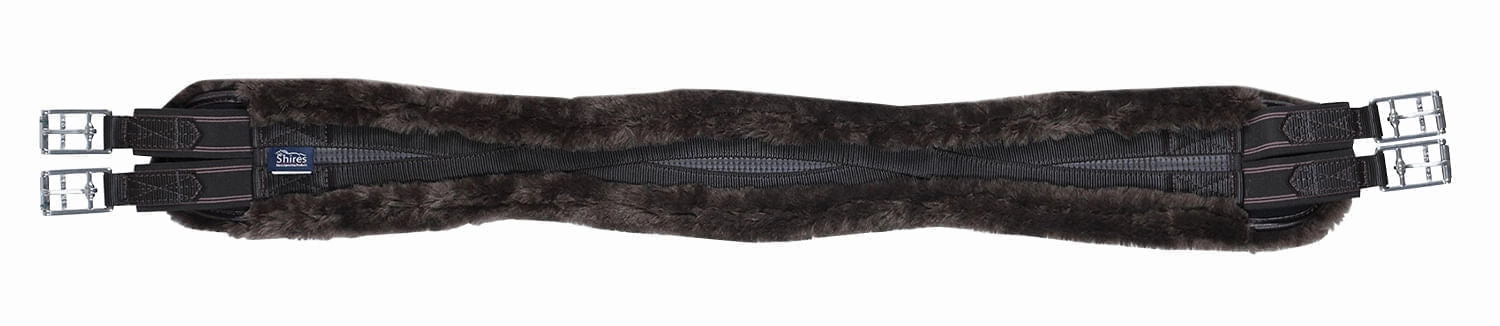 Shires Performance Supafleece Contoured Girth, Brown