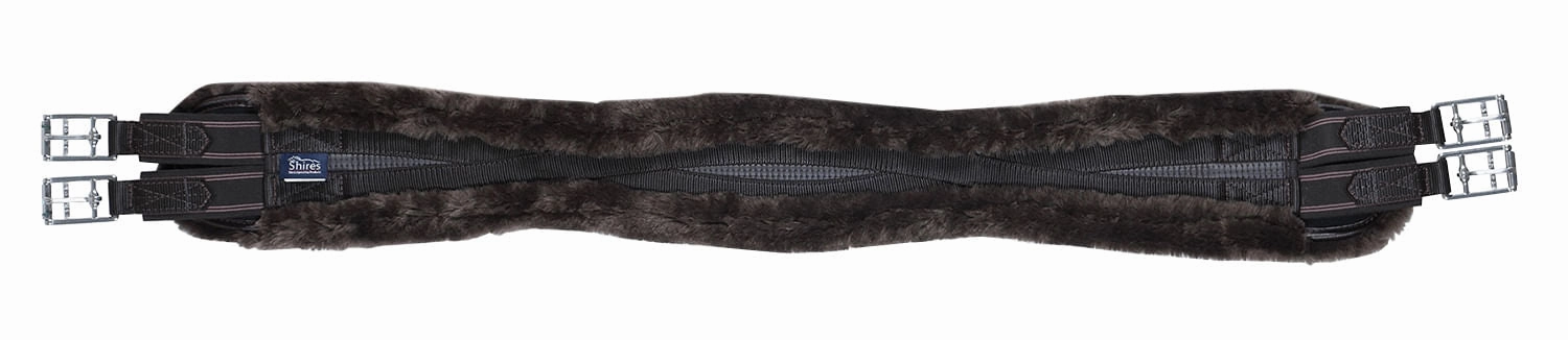 Shires Performance Supafleece Contoured Girth, Brown