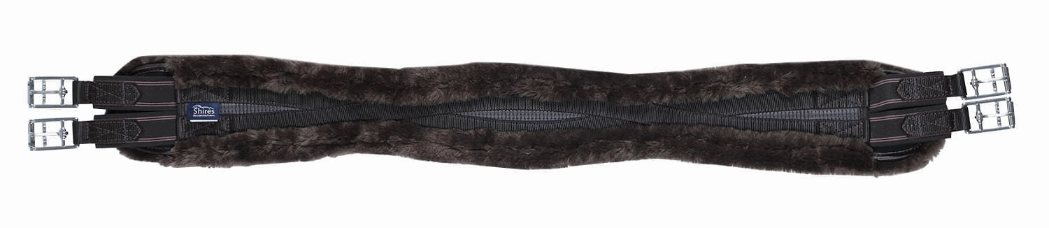 Shires Performance Supafleece Contoured Girth, Brown