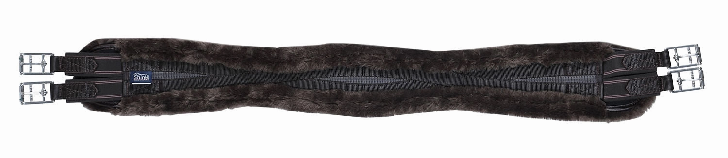 Shires Performance Supafleece Contoured Girth, Brown