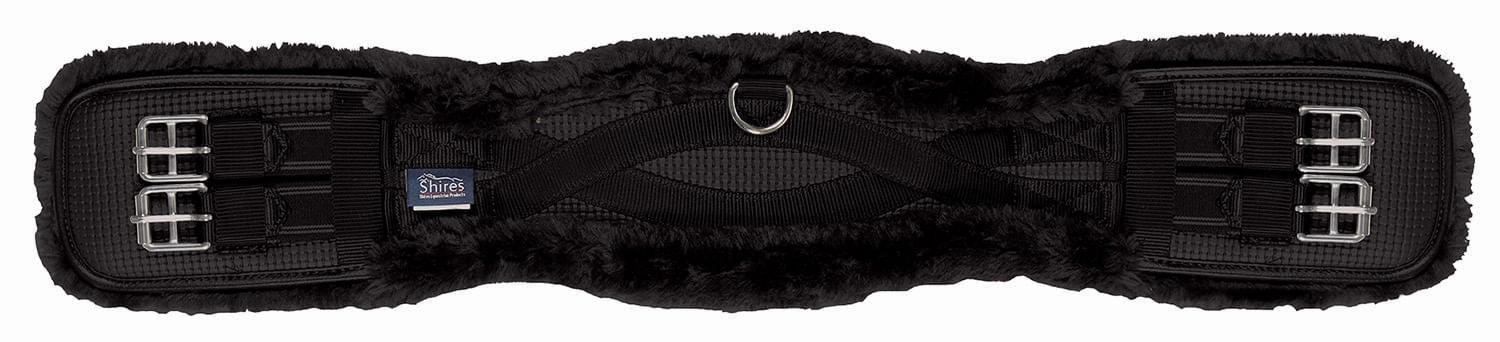 Shires Performance Supafleece Dressage Girth, Black