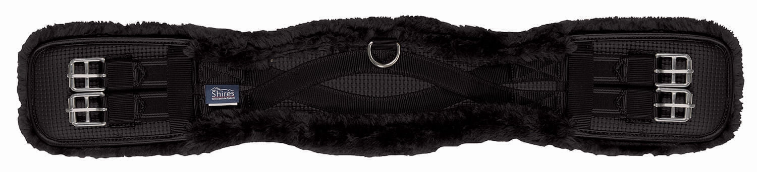 Shires Performance Supafleece Dressage Girth, Black