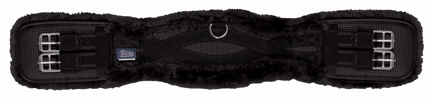 Shires Performance Supafleece Dressage Girth, Black