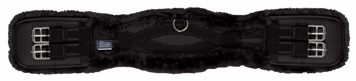 Shires Performance Supafleece Dressage Girth, Black