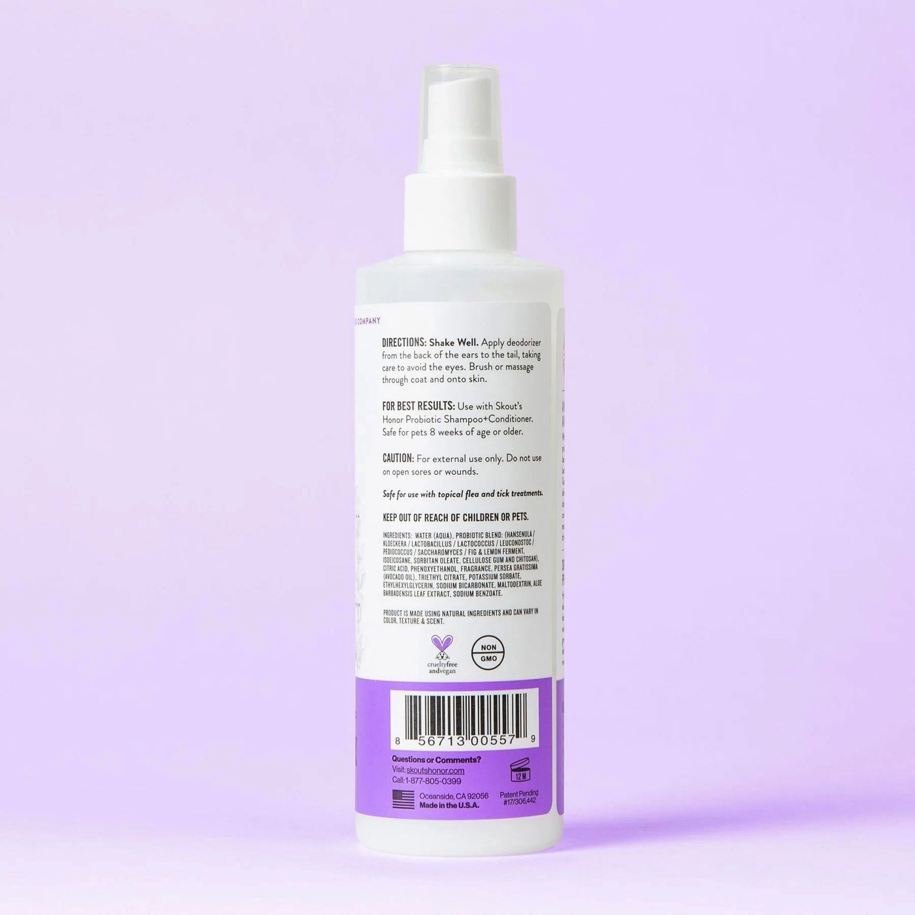 Skout's Honor Probiotic Daily Use Pet Deodorizer Spray