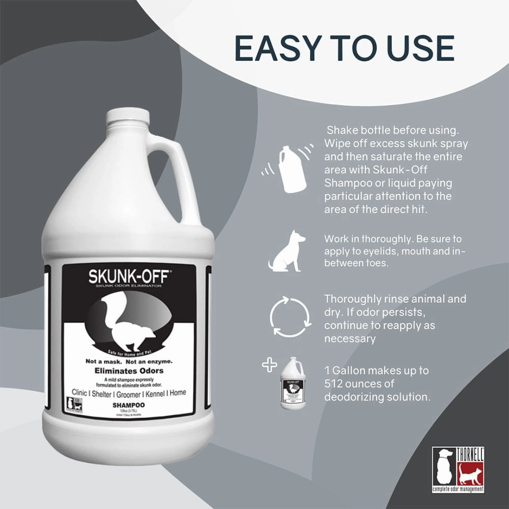 Skunk-Off Shampoo, Gallon