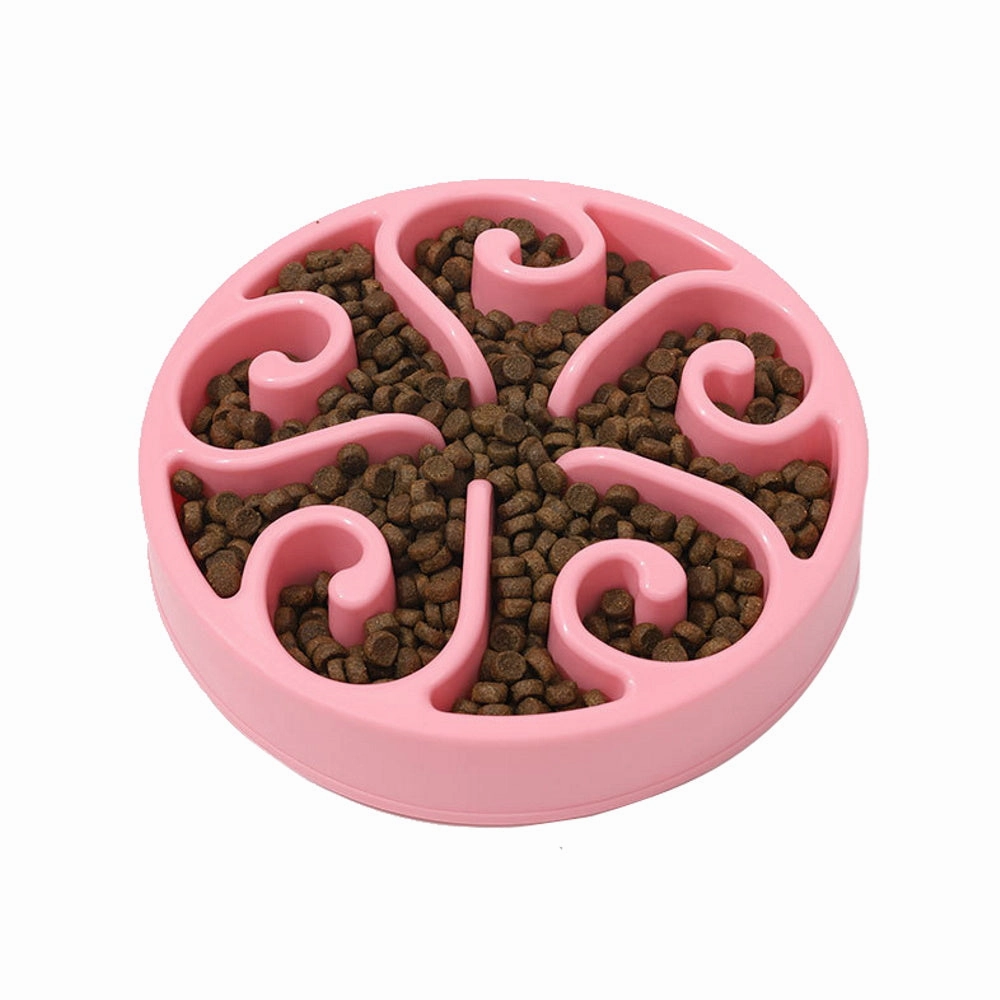 Slow Feeder Swirl Dog Bowl