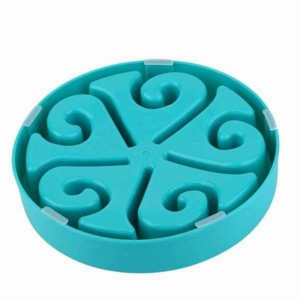 Slow Feeder Swirl Dog Bowl