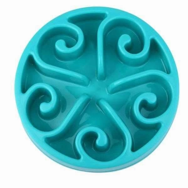 Slow Feeder Swirl Dog Bowl