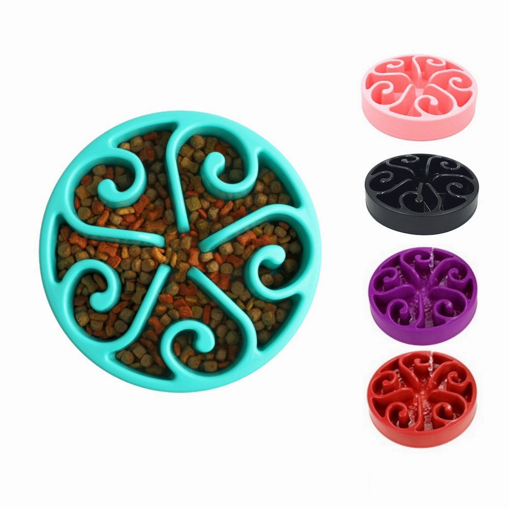 Slow Feeder Swirl Dog Bowl