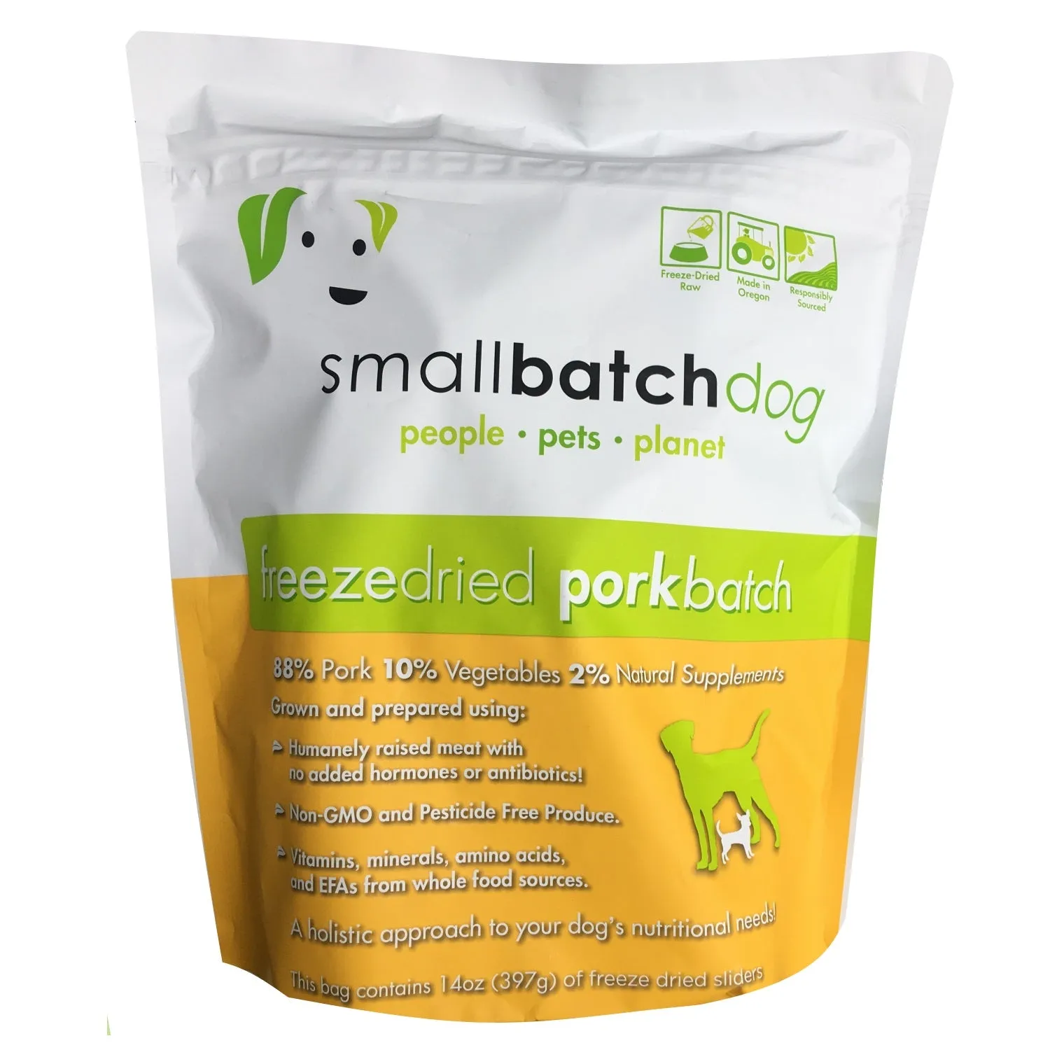 Small Batch Freeze Dried Pork Sliders 14 oz.