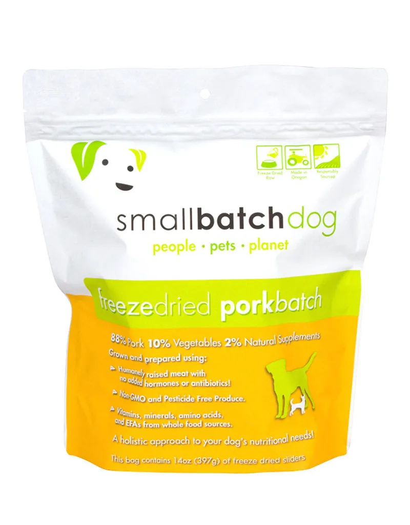 Small Batch Freeze Dried Pork Sliders 14 oz.