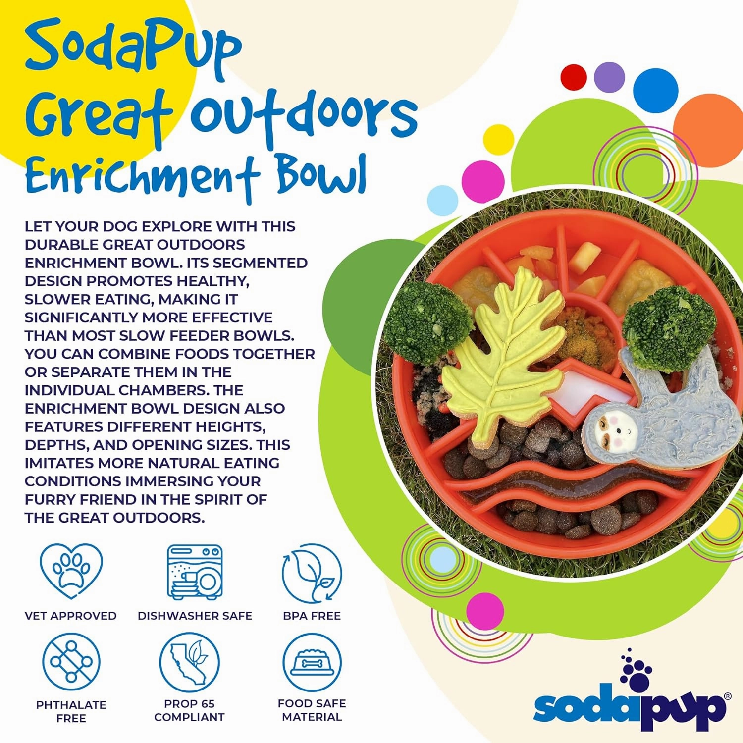 SodaPup Great Outdoors Slow Feeder