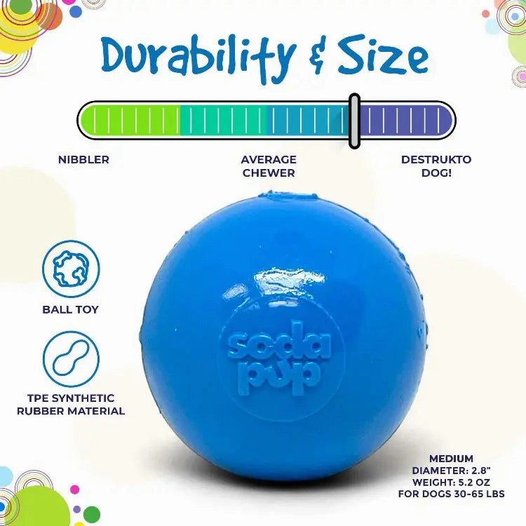 SodaPup Ultra Squeak Ball