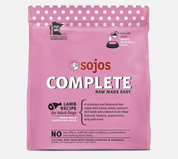 Sojos Freeze-Dried Dog Food - Lamb Recipe