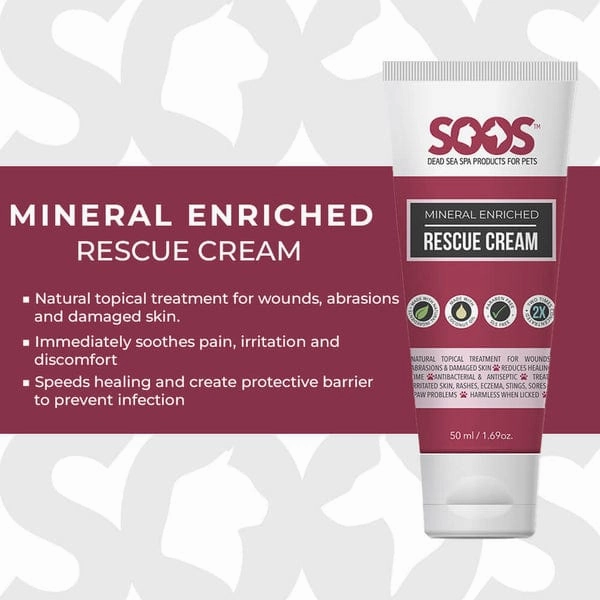 Soos Pets Mineral Enriched Rescue Cream For Dogs & Cats