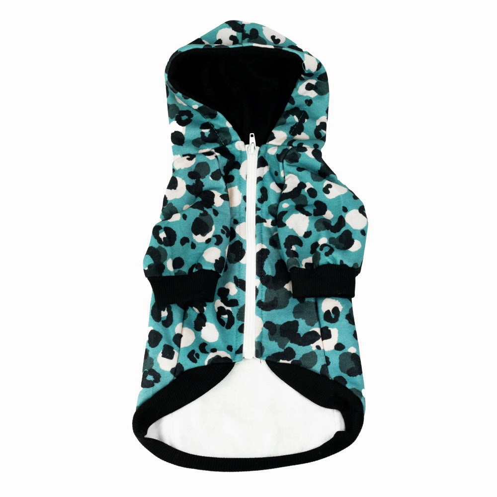 Spot On Leopard Zip Hoodie