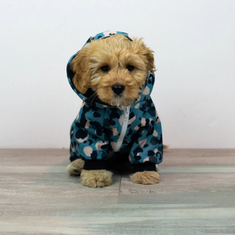 Spot On Leopard Zip Hoodie