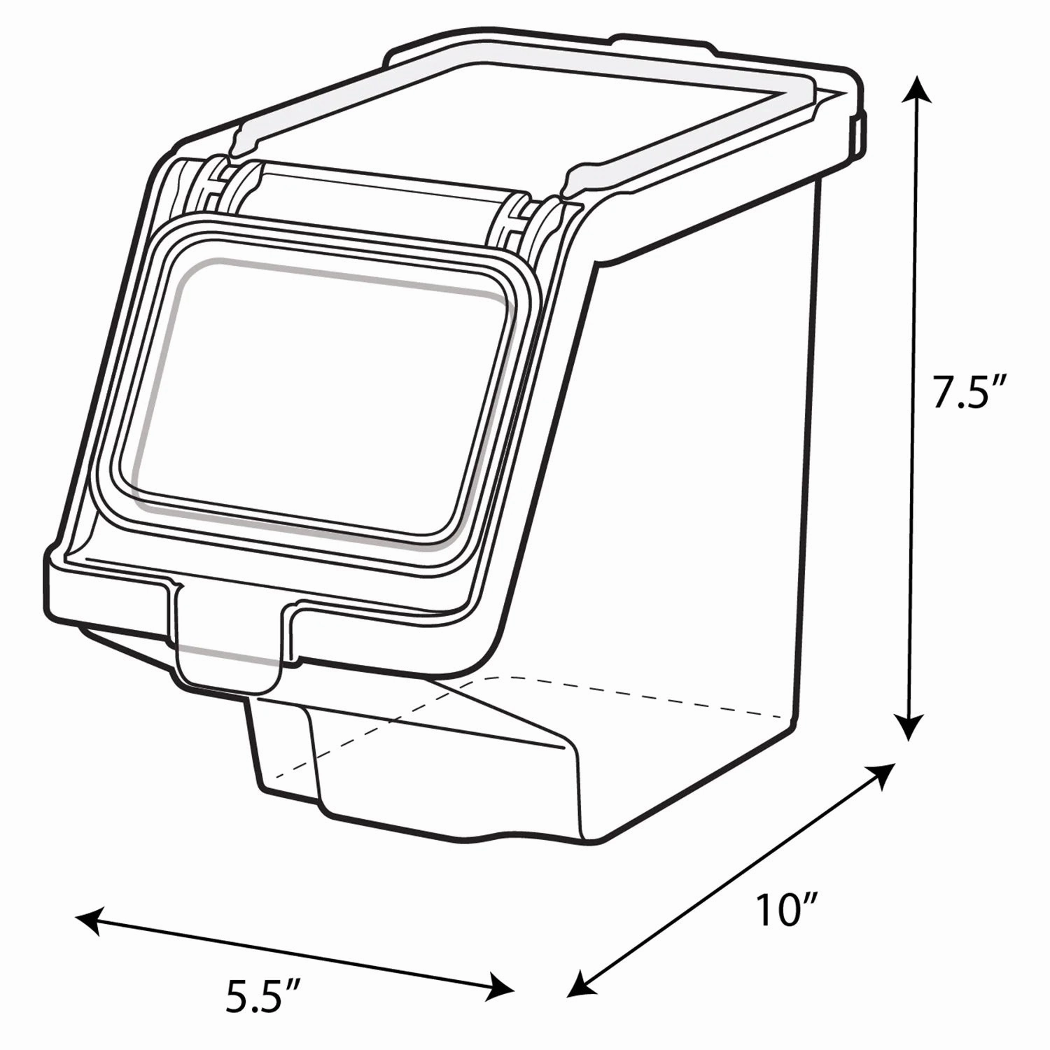 Stackable Pet Treat Bin