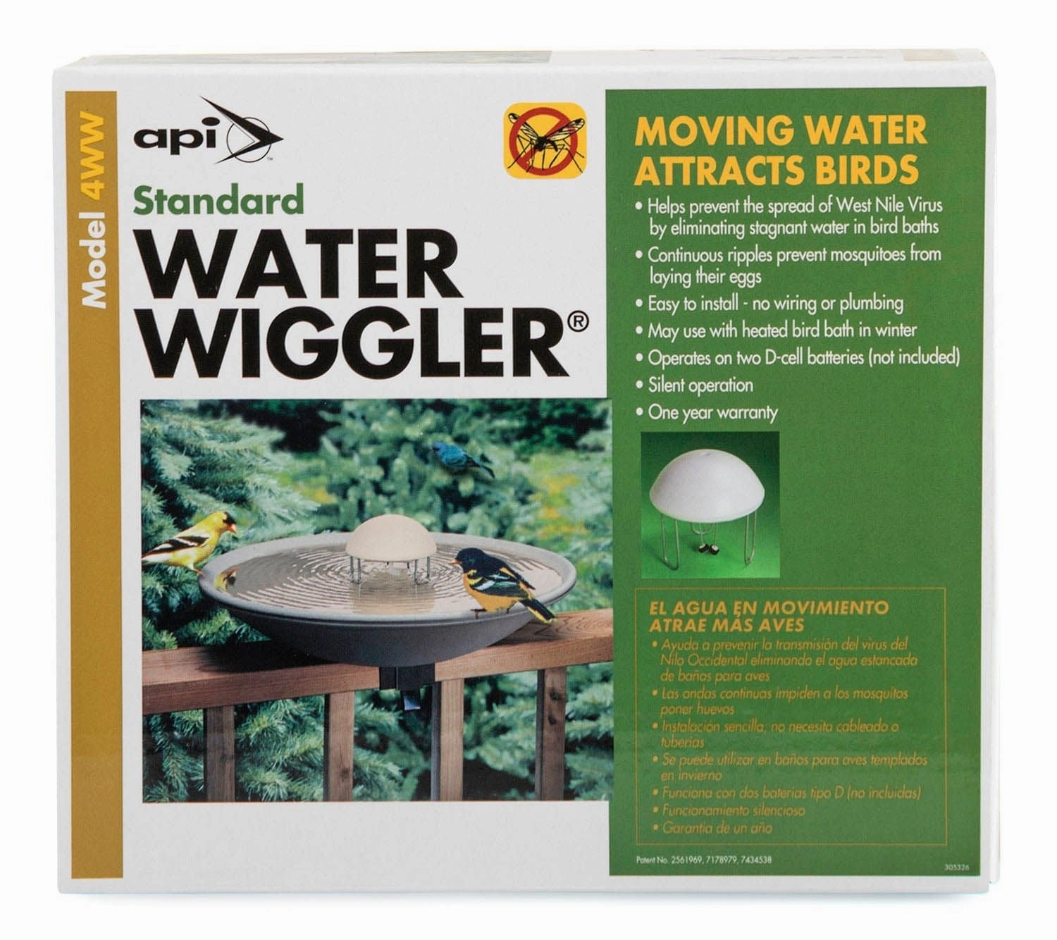 Standard Water Wiggler Bird Bath Water Agitator