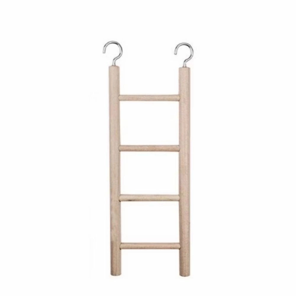 StarlingPet Wooden Ladder for Small Animals 4step