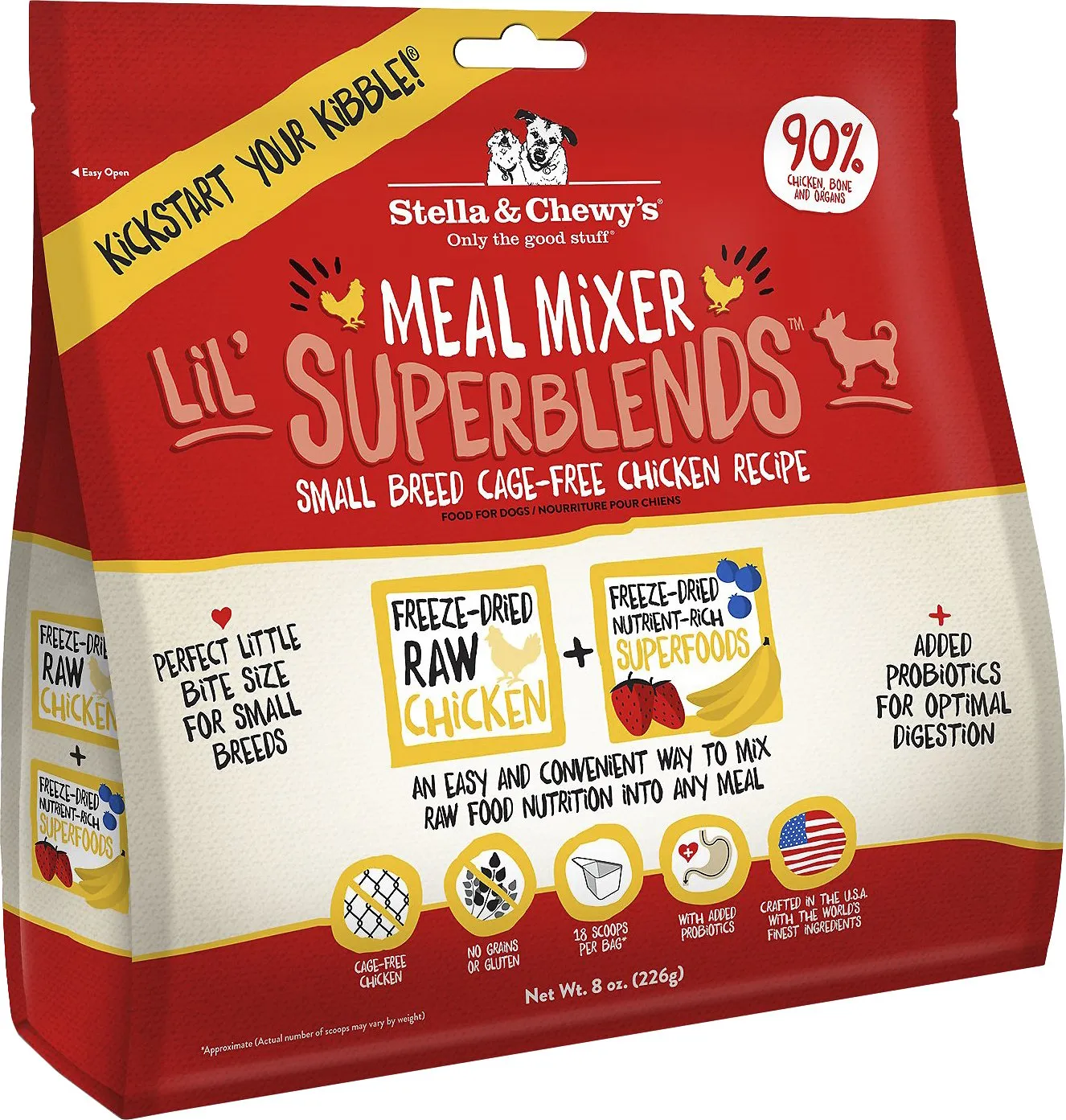 Stella & Chewy's Freeze-Dried Lil' SuperBlends Chicken Recipe