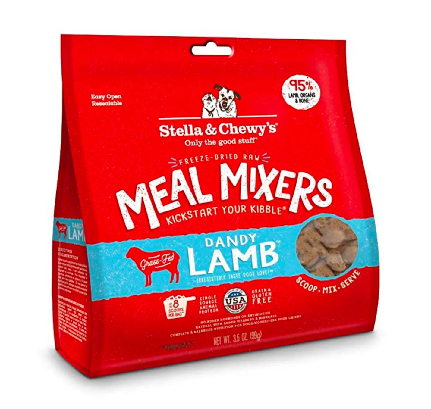 Stella & Chewy's Freeze-Dried Meal Mixers Dandy Lamb