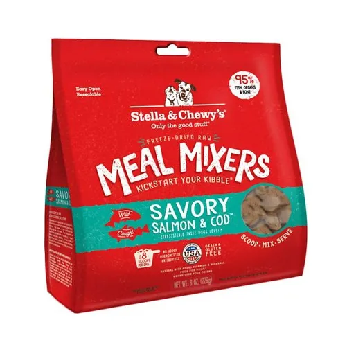 Stella & Chewy's Freeze-Dried Meal Mixers Savory Salmon & Cod