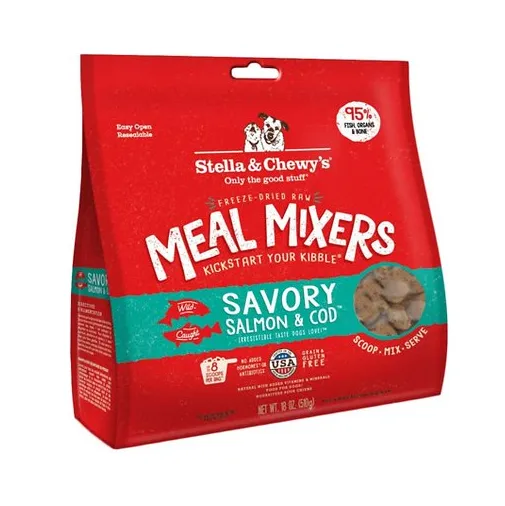 Stella & Chewy's Freeze-Dried Meal Mixers Savory Salmon & Cod
