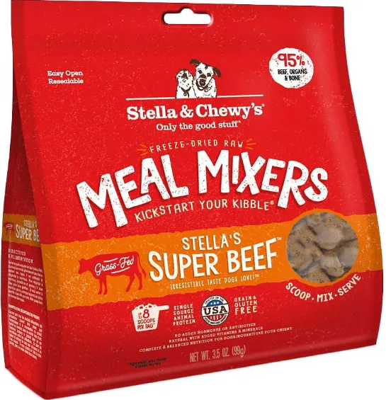 Stella & Chewy's Freeze-Dried Meal Mixers Stella's Super Beef