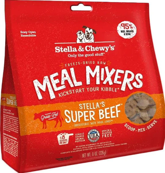 Stella & Chewy's Freeze-Dried Meal Mixers Stella's Super Beef